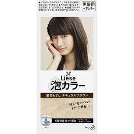 花王 リーゼ プリティア 泡カラー 髪色もどしナチュラルブラウン 108ml