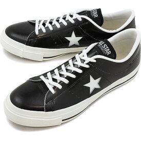 【6/1は楽天カード＆エントリーで15倍】【100円クーポンあり】 CONVERSE コンバース ONE STAR J ワンスター J ブラック/ホワイト靴 [32346511]【e】