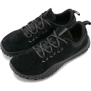 �y�ő�100%�|�C���g�o�b�N�z������ MERRELL ���f�B�[�X �X�j�[�J�[ ���v�g [J037754 FW23] W WRAPT �C �J�W���A���V���[�Y BLACK/BLACK �� �u���b�N�n�ye�z ���K�戵�X