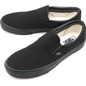 �y9/20���� �ő�P39�{�z�o���Y VANS �X���b�|�� �N���V�b�N �X���b�v�I�� CLASSIC SLIP-ON �����Y�E���f�B�[�X ���@���Y �X�j�[�J�[ BLACK/BLACK �u���b�N�n [VN000EYEBKA SS19] ���K�戵�X