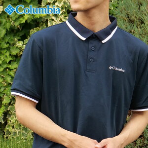 �y20%OFF/SALE�z�R�����r�A Columbia �����Y �R�[�u�h�[���r���[�g�\���b�h�s�P�|�� [AE0412-464 SS23] COVE DOME BUTTE SOLID PIQUE POLO �g�b�v�X �|���V���c ���� �z������ UV�P�A Collegiate-Navy �� �l�C�r�[�n�y