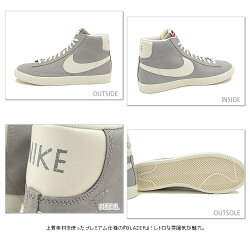 【即納】NIKEナイキメンズスニーカーBLAZERMIDPRMVNTGブレーザーミッドプレミアムヴィンテージウルフグレージ(638261-006HO14)【あす楽対応】