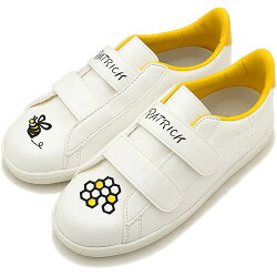 【即納】【15〜19cm】PATRICKパトリックスニーカーキッズOCEAN-V.Bオーシャン・ベルクロビーWHT(EN1280FW17Q4)【コンビニ受取対応商品】