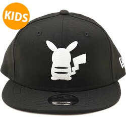 楽天市場 完売 ニューエラ キャップ Newera Kids キッズ ポケモン ピカチュウ Youth 9fifty Silhouette Pikachu スナップバック 帽子 ユース ブラック Fw18 Mischief