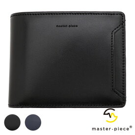 マスターピース master-piece メンズ 二つ折りミドルウォレット Notch [223052 SS21] master piece 財布 日本製 革製 小銭入れ有 高級ギフト レザー