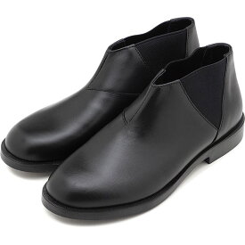 ムーンスター スクーラー MOONSTAR SKOOLER レディース サイドゴアブーツ SK SIDEGOA [54322656 FW21] 日本製 革靴 BLACK ブラック系
