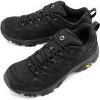 メレル MERRELL モアブ3 シンセティック ゴアテックス メンズ トレッキングシューズ [J500239] M MOAB 3 SYNTHETIC GORE-TEX キャンプ アウトドア スニーカー 完全防水 TRIPLE BLACK 黒 ブラック系