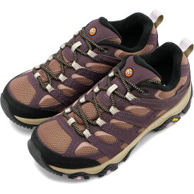 メレル MERRELL モアブ3 シンセティック ゴアテックス レディース トレッキングシューズ [J500190 SS22] W MOAB 3 SYNTHETIC GORE-TEX キャンプ アウトドア スニーカー 完全防水 BURGUNDY/BURLWOOD バーガンディー系