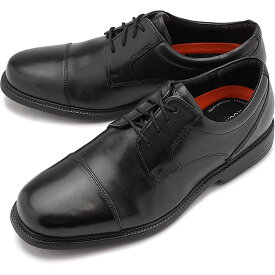 ロックポート ROCKPORT レザーシューズ チャールズロード キャップ トゥ [V80556W FW22] Charlesroad Cap Toe メンズ 革靴 ワイドワイズ ビジネス Black 黒 ブラック系