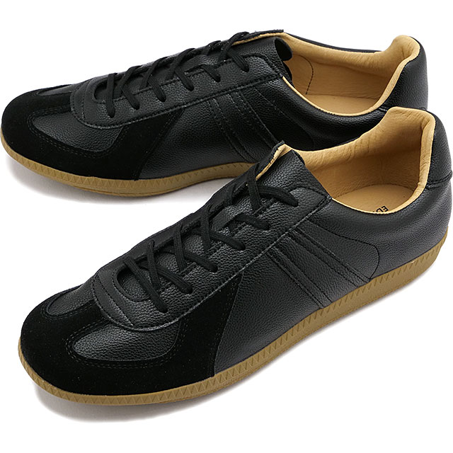 ジャーマントレーナー GERMAN TRAINER ミリタリーシューズ [42500 SS23] GERMAN TRAINER REPRODUCTED EDITION MODEL メンズ・レディース 靴 スニーカー トレーニングシューズ BLACK 黒 ブラック系