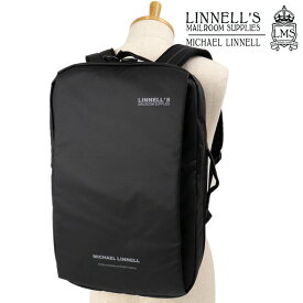 マイケルリンネル MICHAEL LINNELL アーミーコーティング 16L バックパック [MLAC-22 FW22] メンズ・レディース 鞄 バッグ A.R.M.Sシリーズ 多機能 リュックサック ブラック