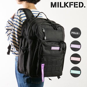 �~���N�t�F�h MILKFED. �����b�N �A�N�e�B�u �_�u���|�P�b�g ���[�� �o�b�N�p�b�N [103224053008 FW22] 30L ACTIVE DOUBLE POCKET MOLLE BACKPACK �� �f�C�p�b�N �ʊw �X�N�[���o�b�O�ye�z ���K�戵�X
