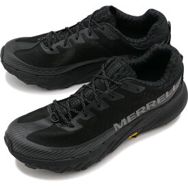 メレル MERRELL メンズ スニーカー アジリティー ピーク5 [J068045 FW23] M AGILITY PEAK 5 靴 トレイルランニングシューズ BLACK/BLACK 黒 ブラック系