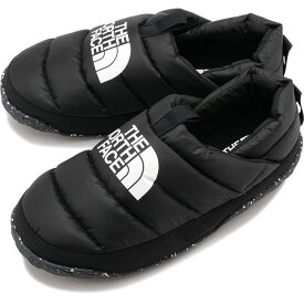 ザ・ノース・フェイス THE NORTH FACE メンズ ヌプシダウンミュール [NF02371-KW FW23] Nuptse Down Mule TNF アウトドア 靴 キャンプモック 屋内外対応 TNFブラック/TNFホワイト