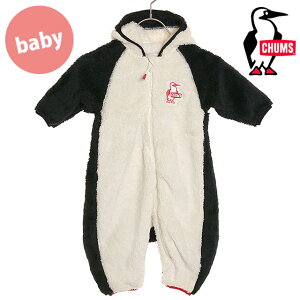 y|Cg10{z`X CHUMS xr[Gt[XI[C [CH27-1022 FW23] Baby Elmo Fleece All in One j̎qE̎q xr[ 80cm Ȃ Jo[I[ oYj Mtg Booby K戵X