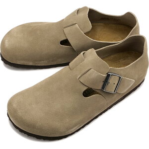 �r���P���V���g�b�N BIRKENSTOCK �����h�� �X�G�[�h [1010503/1010504 FW23] London Suede �����Y�E���f�B�[�X �C �R���t�H�[�g�V���[�Y Taupe ���K�戵�X