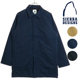 【5/10は楽天カード＆エントリーで最大14倍】シェラデザイン SIERRA DESIGNS メンズ タコマコート [621007 FW23] TACOMA COAT アウター ステンカラーコート ロクヨン素材