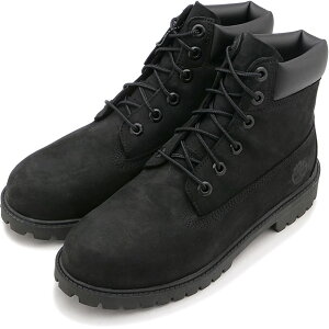 y|Cg10{zeBo[h Timberland fB[XΉ 6C`v~Au[c [112907-001 FW23] 6in Premium Boots Junior h EH[^[v[tU[ kobN ubN K戵Xycpz