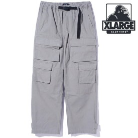 【在庫限り】エクストララージ XLARGE メンズ イージーカスタム カーゴパンツ [101234031013 HO23] EASY CUSTOM CARGO PANTS x-large エックスラージ ボトムス ロングパンツ GREY【ts】