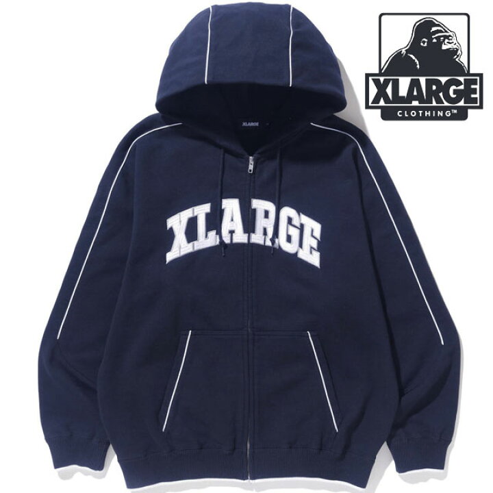 楽天市場】エクストララージ XLARGE メンズ パイピング ジップアップ 