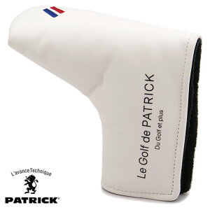 pgbN St PATRICK GOLF p^[Jo[ [241-840 FW24] PUTTER COVER s^Cv u[h^Cv WHT zCgn K戵X