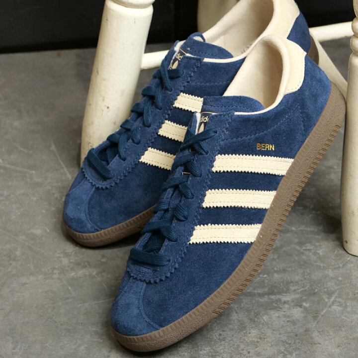 あディダす ベるン W 新品 ないといンディゴ ベージュ ねいビー 24 Adidas Women's Bern W in Night Indigo/Sand Strata/Gum5 adidas