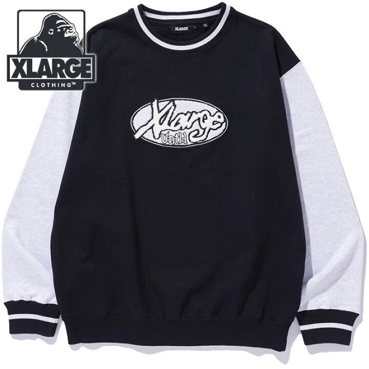 エクストララージ XLARGE レトロ クルーネック スウェットシャツ  