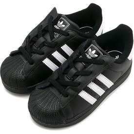 13〜16.5cm アディダス オリジナルス adidas Originals キッズスニーカー スーパースター2 CF EL I [OOW80/IH6403 FW25] SST II CF EL I 男の子・女の子 子供靴 ベビーシューズ 伸縮シューレース コアブラック/フットウェアホワイト/コアブラック 正規取扱店