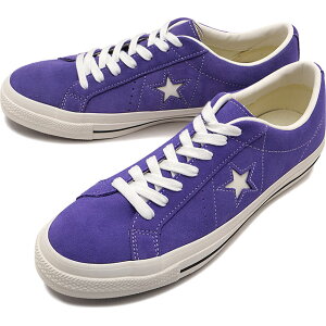 y11/10 őP28{zRo[X CONVERSE Xj[J[ X^[ XG[h [33702080 FW25] ONE STAR SUEDE YEfB[X C V[Y PURPLE K戵X