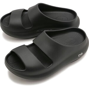 �y6�����ۏ؁z �E�[�t�H�X OOFOS ���J�o���[�T���_�� �E�[���[ [2000970050252 FW25] OOyea �����Y�E���f�B�[�X �C ���� �X���C�h�T���_�� ��J�� �A�t�^�[�X�|�[�c Black ���K�戵�X