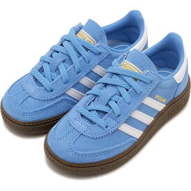 13〜16.5cm アディダス オリジナルス adidas Originals キッズスニーカー ハンドボール スペツィアル CF EL I [NKU89/JI2900 FW25] HANDBALL SPEZIAL CF EL I 男の子・女の子 子供靴 ベビーシューズ 伸縮シューレース ライトブルー/フットウェアホワイト/ガム 正規取扱店