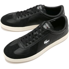 ラコステ LACOSTE スニーカー ベースショットプロ 125 3 SMA [49SMA0063-454 FW25] BASESHOT PRO 125 3 SMA メンズ 靴 シューズ ブラック/オフホワイト 正規取扱店