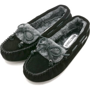 ~lgJ MINNETONKA tbgV[Y L[ Xbp[ [40680 FW25] KYRA SLIPPER fB[X C t@[JV {ʒ BLACK K戵X