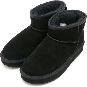 {G~ I[XgA EMU Australia [gu[c vbgtH[ }CN E[ 2.0 [W13252 FW25] PLATFORM MICRO WOOL 2.0 fB[X C  EB^[u[c G~[ Black K戵X