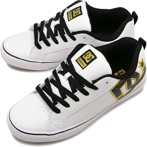 fB[V[V[Y DC SHOES Xj[J[ R[g oJ SE SN [DM256305 FW25] COURT VULC SE SN Y C tbgtFA WHITE/BLACK/GOLD K戵X