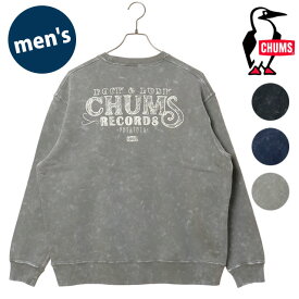 【20%OFF/SALE】チャムス CHUMS キャニオンランズビートチョーククルートップ [CH00-1532 FW25] M Canyonlands Beat Chalk Crew Top メンズ トップス トレーナー 長袖スウェットシャツ USAコットン オーバーサイズ 正規取扱店【ts】【e】