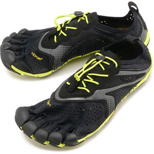 �y�ő�100%�|�C���g�o�b�N�z�r�u�����t�@�C�u�t�B���K�[�Y Vibram FiveFingers 5�{�w�V���[�Y �����Y V-Run [16M3101] �C �x�A�t�b�g�X�j�[�J�[ �� Black/Yellow ���K�戵�X