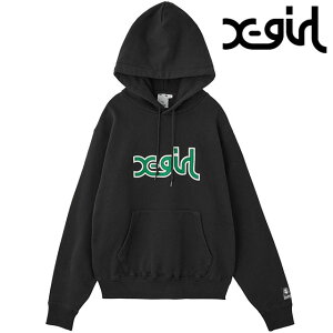 �G�b�N�X�K�[�� X-girl �X�E�F�b�g�t�[�f�B�[ [105254012007 FW25] MILLS LOGO LAYERED PATCH SWEAT HOODIE ���f�B�[�X xgirl �g�b�v�X �v���I�[�o�[ �p�[�J�[ �u���b�N ���K�戵�X