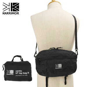 �J���}�[ KARRIMOR �{�f�B�o�b�O �x���e�B�X VT �q�b�v�o�b�O R [501294-9000 FW26] ventis VT hip bag R �����Y�E���f�B�[�X �� �E�G�X�g�o�b�O 2WAY �V�����_�[�o�b�O �y�� �J�W���A�� �A�E�g�h�A �� Black ��