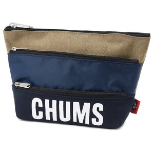 `X CHUMS gRJ[3|Pbg|[` XEFbgiC [CH60-3879 SS25] Tricolor 3 Pocket Pouch Sweat Nylon YEfB[X  [ ANZT[|[` y[։z K戵