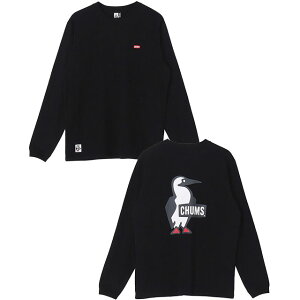 `X CHUMS u[r[SubVhOX[uTVc [CH01-2668 FW25] M Booby Logo Brushed L/S T-Shirt Y gbvX Jbg\[  USARbg y[։z K戵X