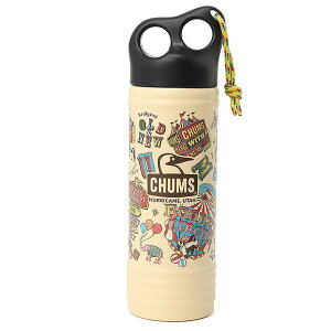 �y4/18���� �ő�P21�{�z�`�����X CHUMS �L�����p�[�E�F�[�u�{�g�� 500ml �p�^�[�� [CH62-2274 SS26] Camper Wave Bottle 500ml Pattern �����Y�E���f�B�[�X ���j�Z�b�N�X ���� �^��f�M�\�� ���K�戵�X