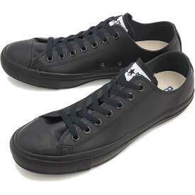 【30％OFF／SALE】コンバース レザー オールスター ローカット CONVERSE LEA ALL STAR OX ブラックモノクローム 靴 [32143487]【e】【ts】