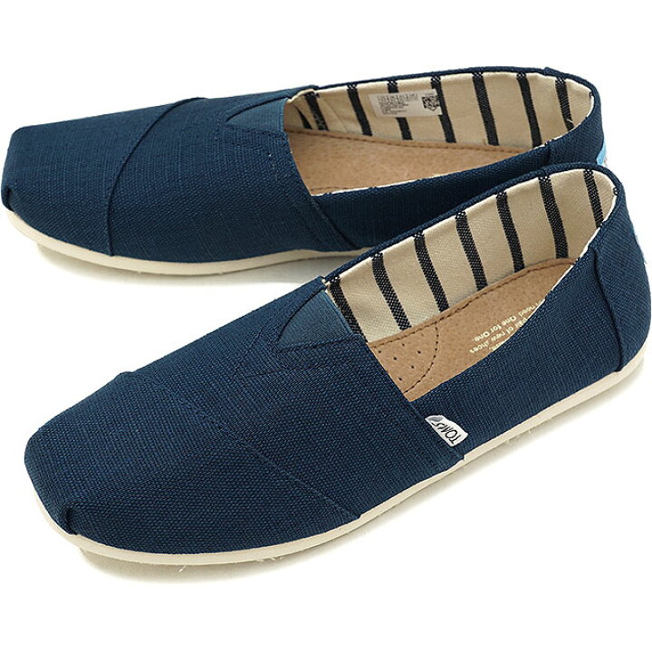 楽天市場 完売 Toms Shoes トムス シューズ メンズ スリッポン Mns Venice Collection ヴェニスコレクション マジョリカブルー ヘリテージキャンバス 靴 Ss18 Mischief