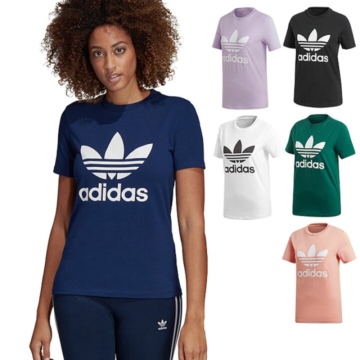 楽天市場 Adidas アディダス Tシャツ レディース Trefoil Tee トレフォイル Tシャツ Adidas Originals アディダスオリジナルス Ekc86 Cv98 メール便可 S E Mischief