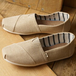 楽天市場 完売 トムスtoms メンズ エスパドリーユ スリッポン Mns Alpargata トムズシューズ 靴 Unbleached Heritage Canvas ベージュ系 Ss19 Mischief