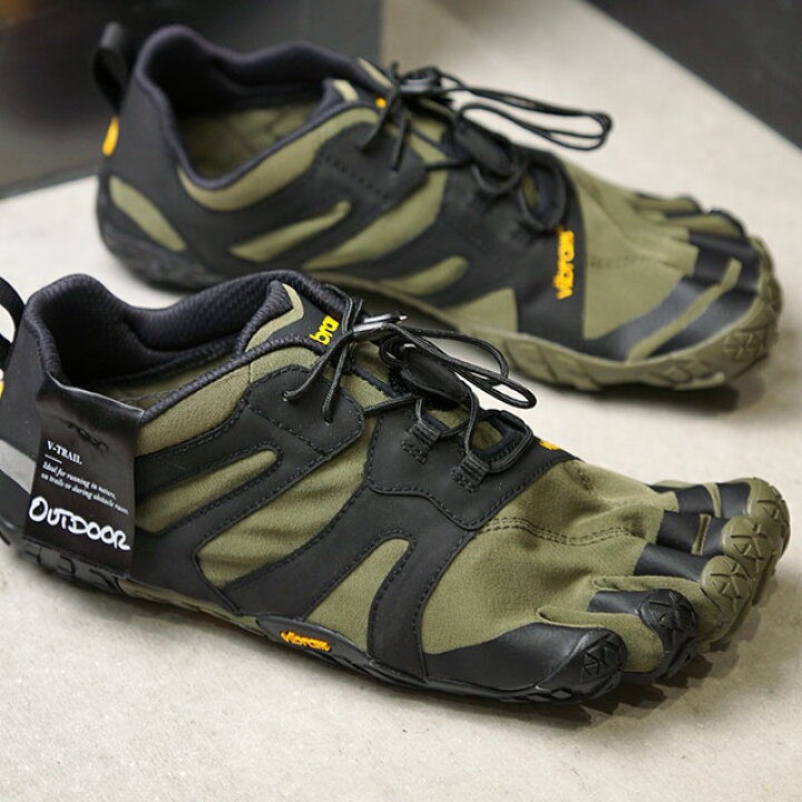 楽天市場 5 30限定 楽天カードで16倍 ビブラムファイブフィンガーズ Vibram Fivefingers メンズ Vトレイル2 0 M V Trail 2 0 5本指 トレイルランニングシューズ トレラン Ivy Black カーキ系 19m7602 Ss19 Mischief