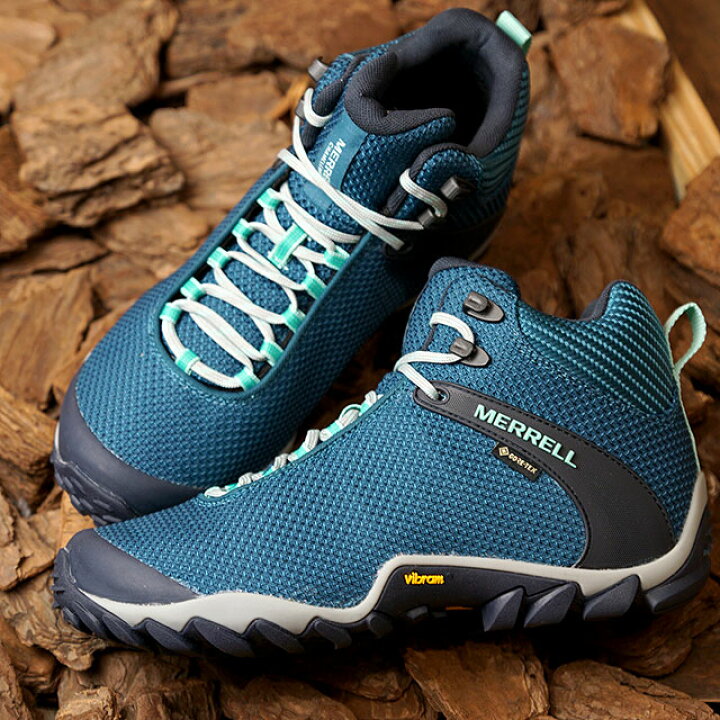 楽天市場 メレル Merrell スニーカー カメレオン8 ストーム ミッド ゴアテックス W Chameleon 8 Storm Mid Gore Tex Ss レディース アウトドア トレッキングシューズ ハイキング 靴 Dragonfly グリーン系 E S Mischief