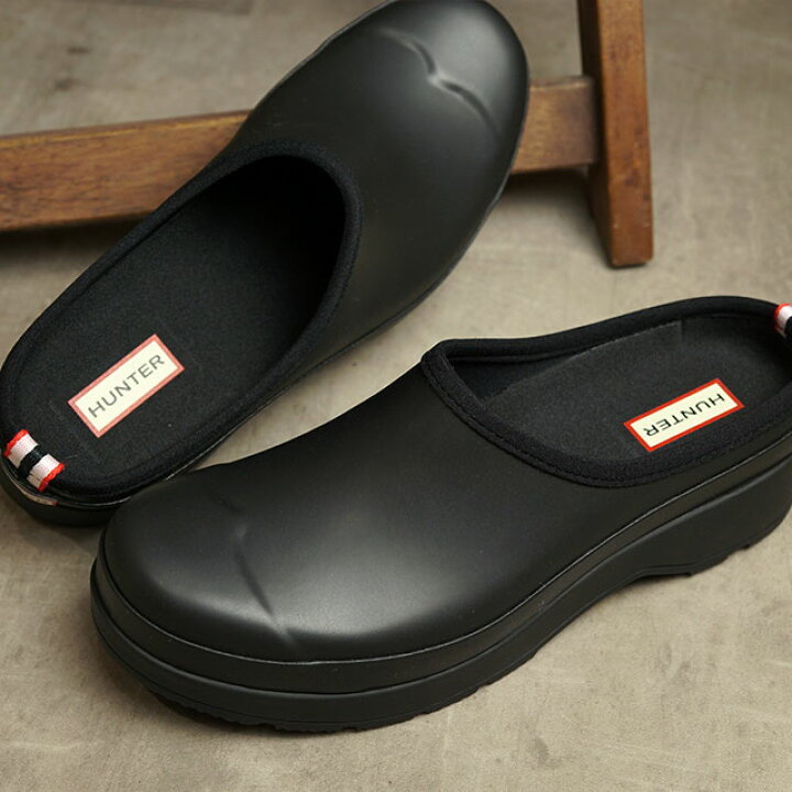 楽天市場 ハンター Hunter オリジナル プレイ クロッグ M Original Play Clog Mff9052rma Ss21 メンズ ラバー サンダル Black ブラック系 Mischief