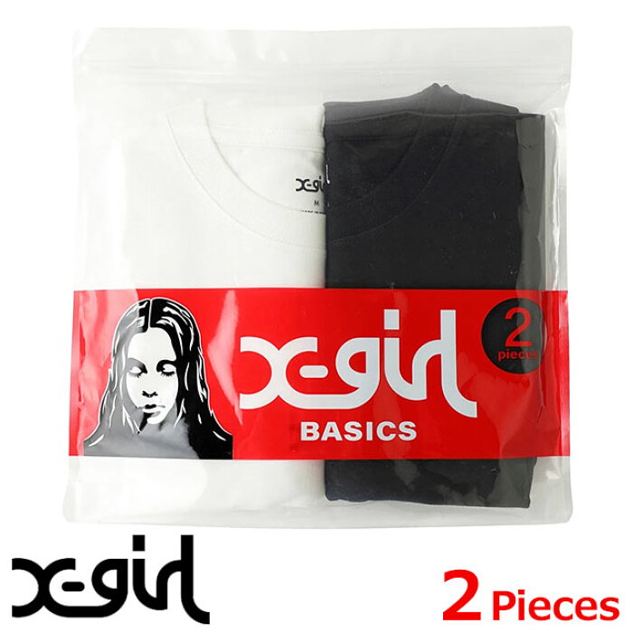 3 28限定 楽天カードで8倍 エックスガール X Girl レディース ベーシック 2パック Tシャツ マルチ Basic 2p S S Tee Ss21 Xgirl トップス 半袖 Multi ホワイト ブラック Product Details Japanese Proxy Shopping Service From Japan